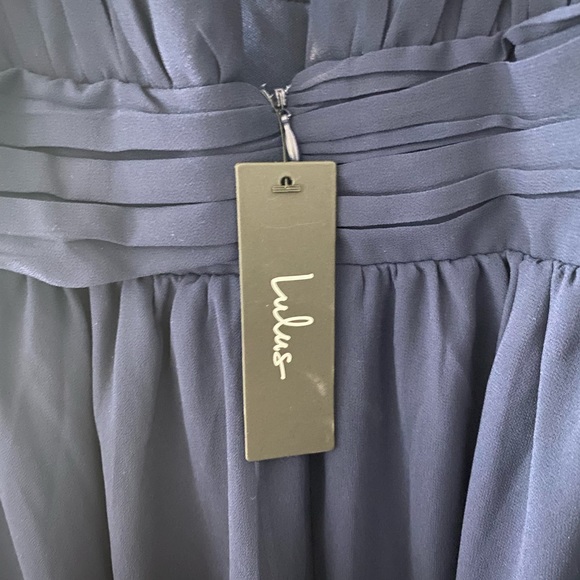 Lulus navy blue dress - Picture 3 of 5